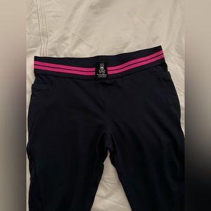 navy cropped psycho bunny leggings limited edition size S